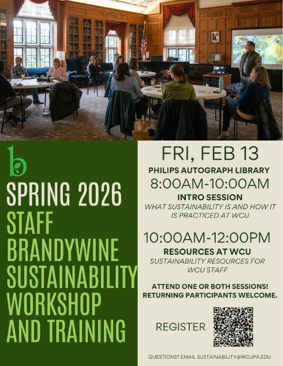 Informational flyer for Spring 2026 Brandywine Workshop