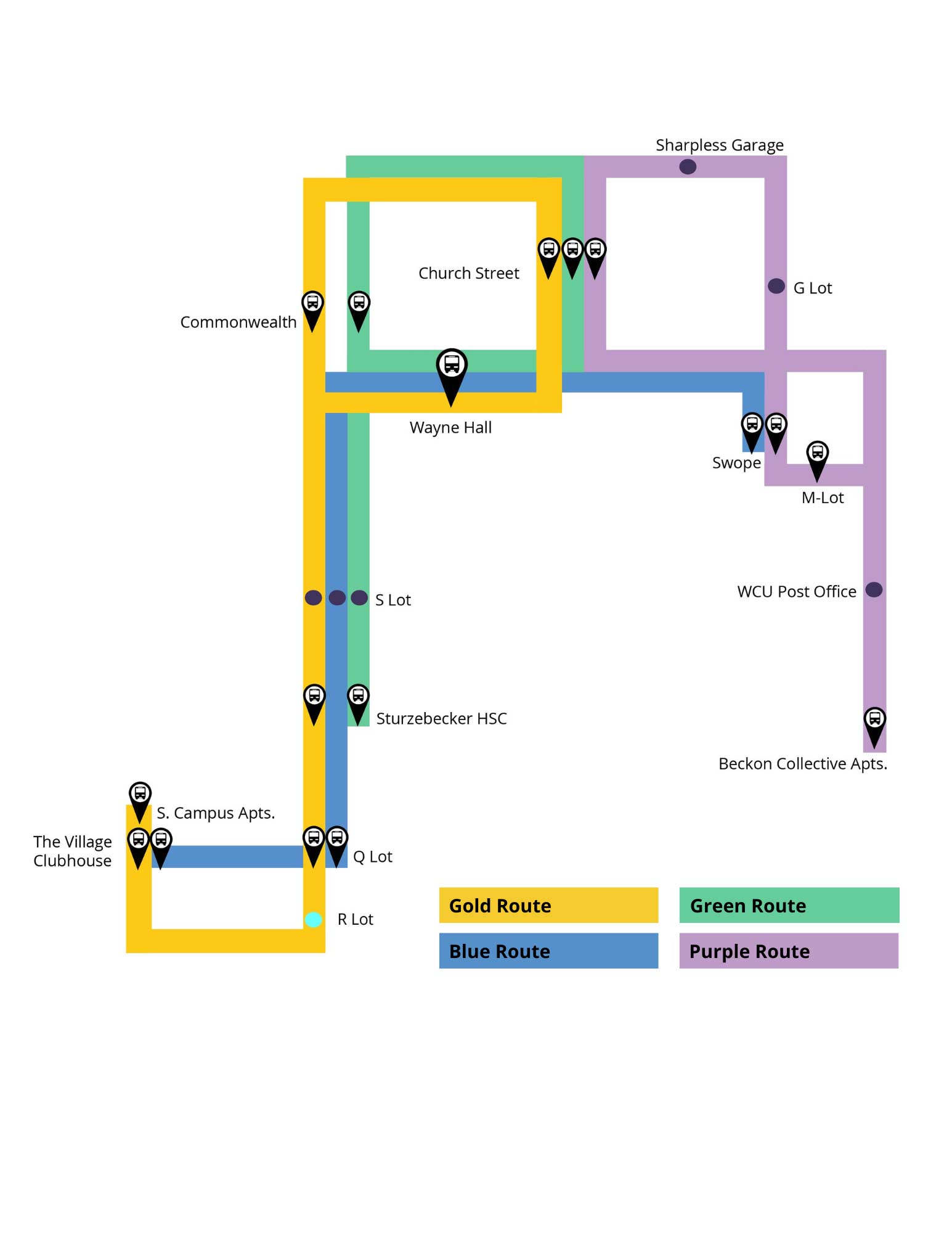 N-S Shuttle Map N-S Shuttle Map