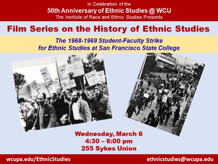 Film of Ethnic Studies Strike poster
