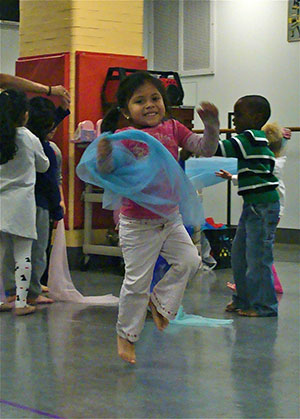 Children dancing
