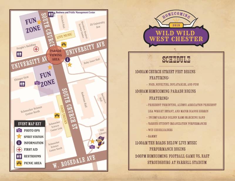 Church St Fest schedule and map