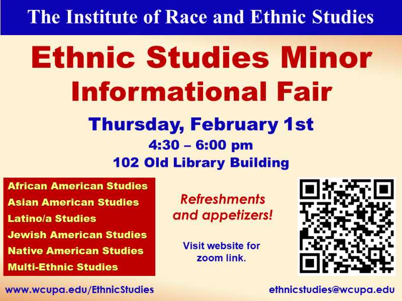 The Institute of Race and Ethnic Studies WCU of PA