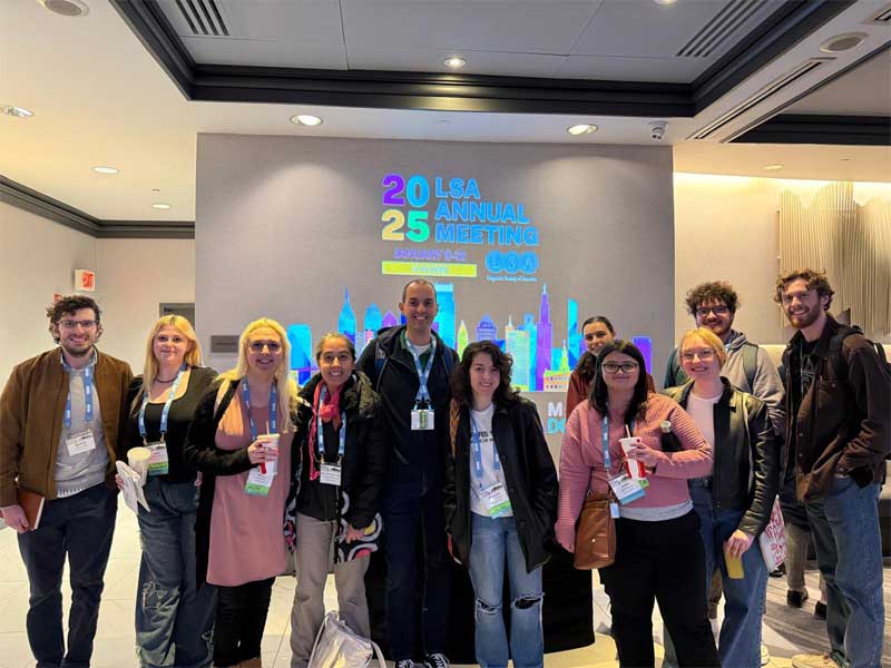 Group of students at the 20 LSA Annual 25 Meeting