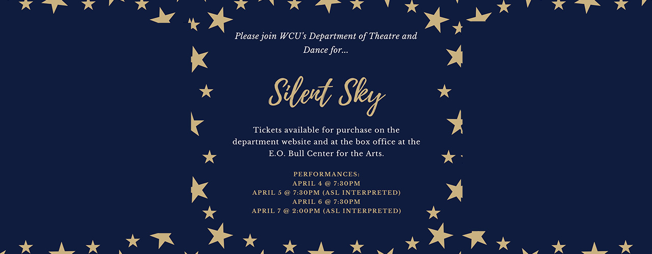 West Chester University’s Department of Theatre and Dance Presents 'Silent Sky'