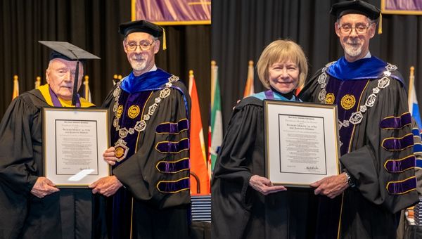 Honorees Richard Merion ’59, M’69 and Jeanette Merion 