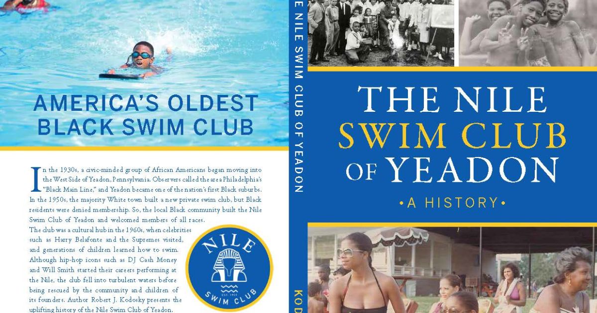 WCU History Professor to Hold Book-Signing & Community Discussion About His  Newly-Released Book, The Nile Swim Club of Yeadon: A History - WCU of PA