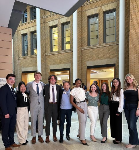 WCU students and WCU’s Cottrell Center’s entrepreneur-in-residence Marc Duey Wistar Institute's Life Science Innovation Shark Tank competition. WCU students and WCU’s Cottrell Center’s entrepreneur-in-residence Marc Duey Wistar Institute's Life Science Innovation Shark Tank competition.