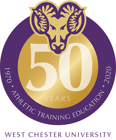 50 Years - 1970, Athletic Training Education, 2020; West Chester University