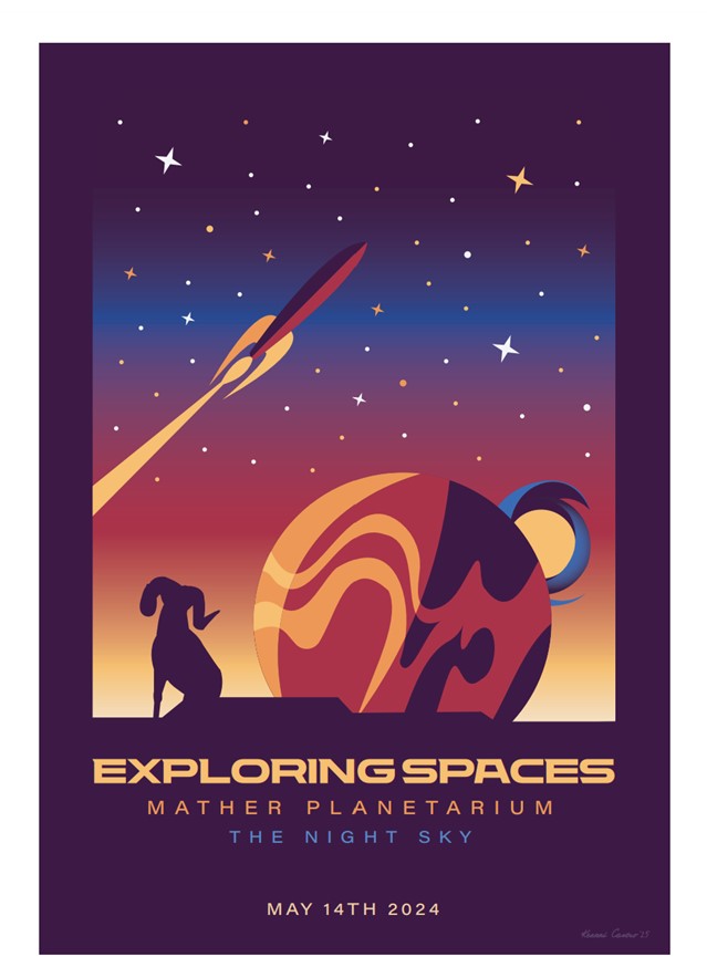 Mather Planetarium Poster 2024