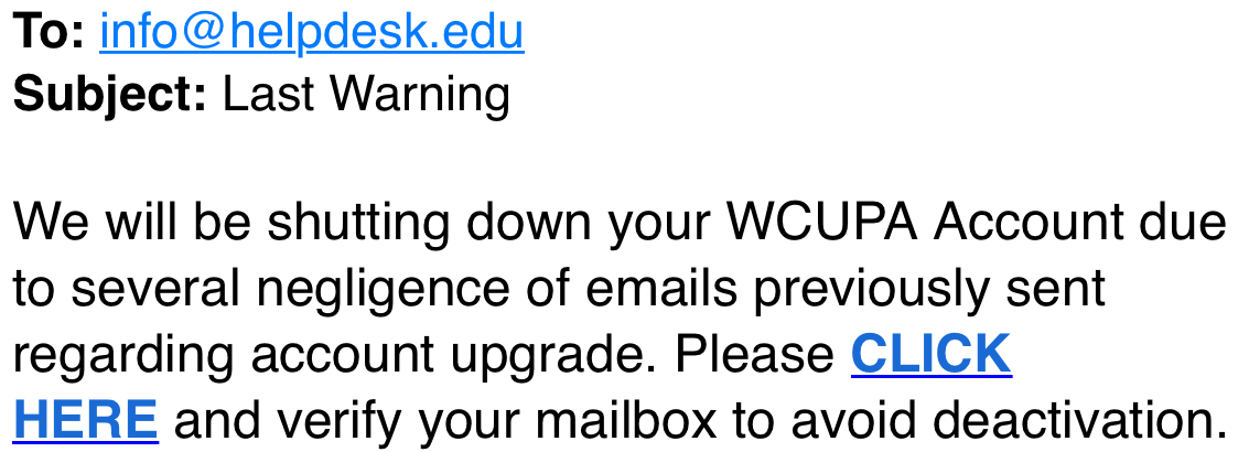 Is T Email Notice Notices West Chester University