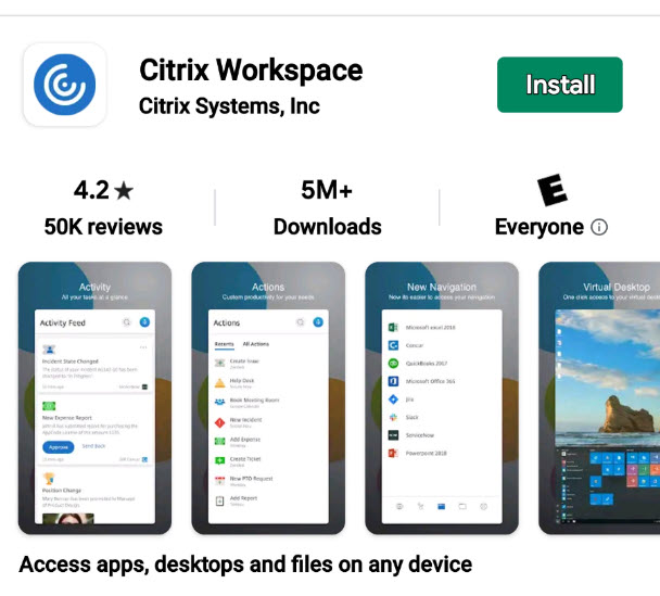 citrix workspace download for chromebook