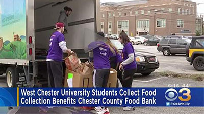 West Chester Students Collect Food for Chester County Food Bank