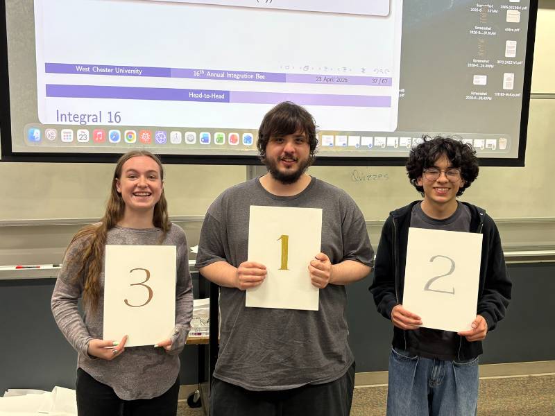 WCU winners of the 2026 Integratiion bee