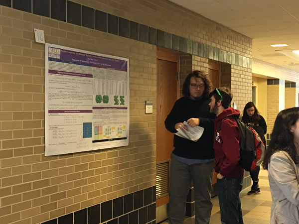 Students at All Science Poster Day Fall 2016