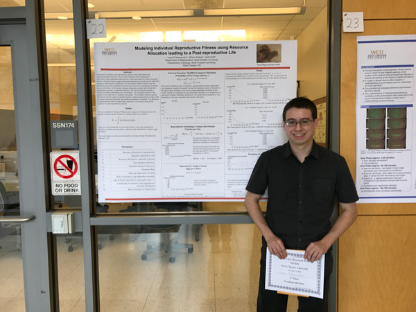 Lane D’Alessandro received first prize in the graduate student category.